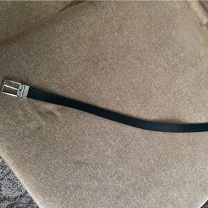 Nike Black Belt with Silver Buckle